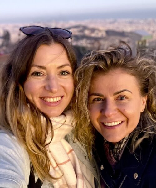 Justina Baliūnaitė-Aleksiūnė ir Irena Stankevičiūtė Masters of Calm festivalio meistras