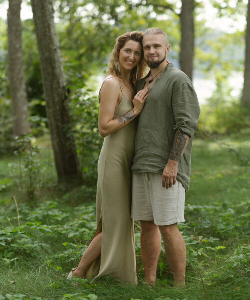 Greta Balčiūnaitė  ir Artūras Zagorskij | Gongai Masters of Calm festivalio laisvalaikis